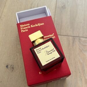 Baccarat Rouge 540 empty bottle and box